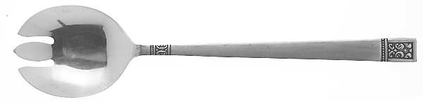 CUD1 (STAINLESS) Solid Salad Serving Fork by Custom Design