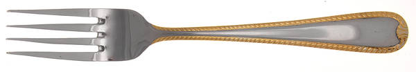 Ribbon-Gold (Stainless, Gold Accent) by Cuisinart Flatware