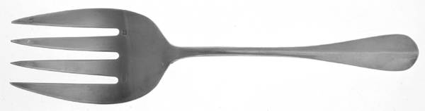 Baguette (Silverplate) Large Solid Fish/Cold Meat Serving Fork