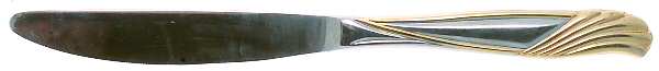 Gold Florentine Modern Solid Knife
