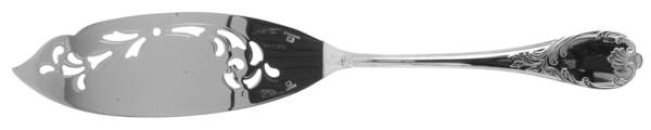 Marly (Silverplate, 1890, Glossy Handle) Large Solid Pierced Fish Knife