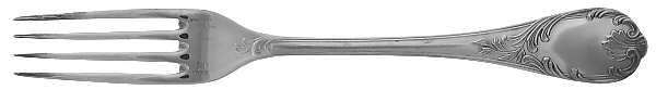 Marly (Silverplate, 1890, Glossy Handle) Fork