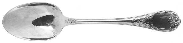 Marly (Silverplate, 1890, Glossy Handle) Place/Oval Soup Spoon