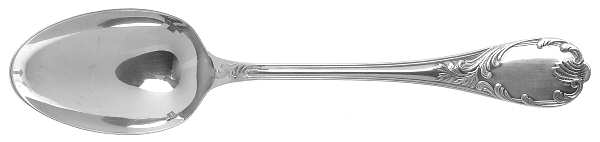 Marly (Silverplate, 1890, Glossy Handle) Dessert/Oval Soup Spoon