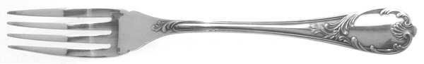 Marly (Silverplate, 1890, Glossy Handle) Individual Solid Fish Fork