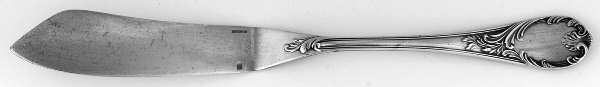 Marly (Silverplate, 1890, Glossy Handle) Individual Solid Fish Knife