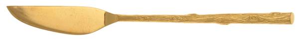 CSM22G (Gold Electroplate) Flat Handle Master Butter Knife