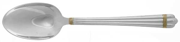 Aria Gold (Sterling, Gold Accent) European Place/Oval Soup Spoon