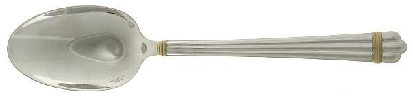 Aria Gold (Sterling, Gold Accent) Oval Place Soup Spoon
