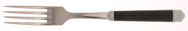 Aria-Black (Stainless) Solid Serving Fork