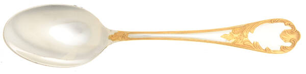Marly (Silverplate, Gold Accents) by Christofle France