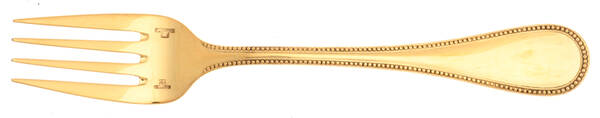 Perles (Gold Electroplate) Individual Salad Fork