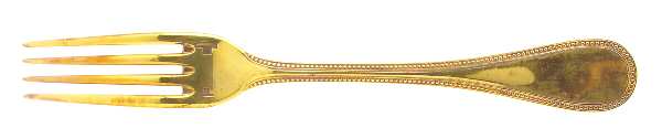 Perles (Gold Electroplate) Fork