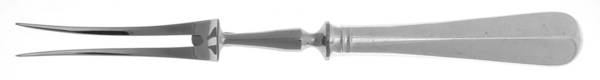 Queen Anne (Silverplate) Large Stainless-Prong Roast Carving Fork