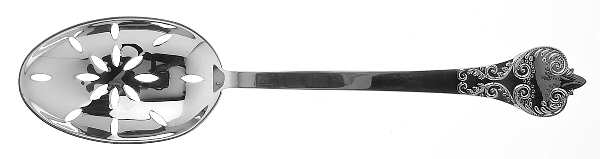 William & Mary (Sterling) Pierced Tablespoon (Serving Spoon)