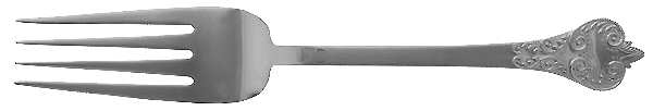 William & Mary (Sterling) Solid Serving Fork