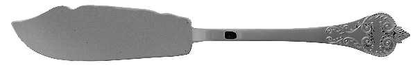 William & Mary (Sterling) Flat Handle Master Butter Knife