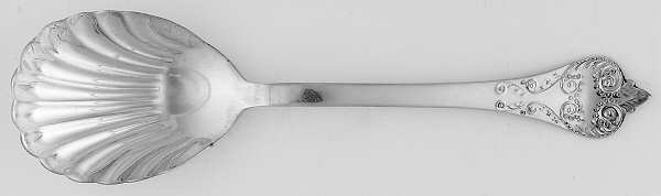 William & Mary (Sterling) Sugar Shell Spoon