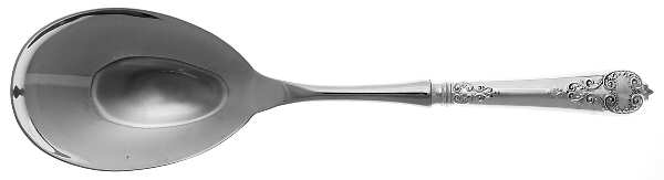 William & Mary (Sterling) Salad Servng Spoon with Stainless Bowl