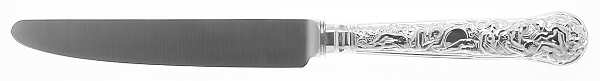 Bacchanalian (Sterling) Dessert Knife with Stainless Blade