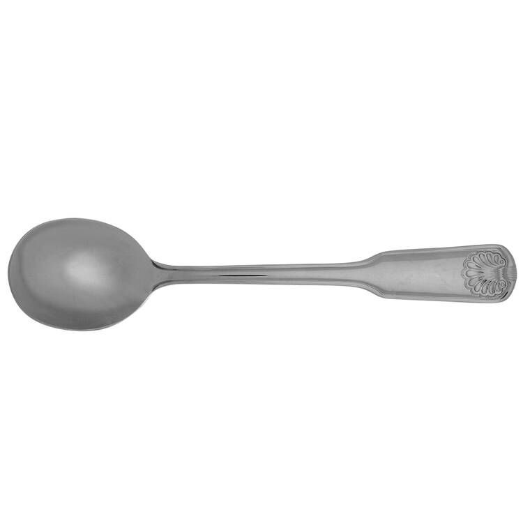 Shell (Stainless) Round Bowl Soup Spoon (Cream Soup) HC
