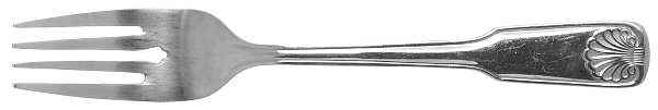 Shell (Stainless) Individual Salad Fork