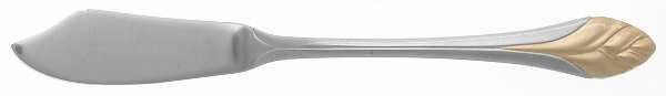 Chantal-Gold Accent Flat Handle Master Butter Knife