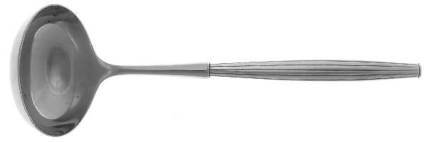 Jade-Lines (Sterling) Hollow Handle Gravy Ladle with Stainless Bowl by Contempra House