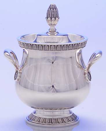 Malmaison-Beauharnais (Silverplate, Hollowware) Sugar Bowl & Lid