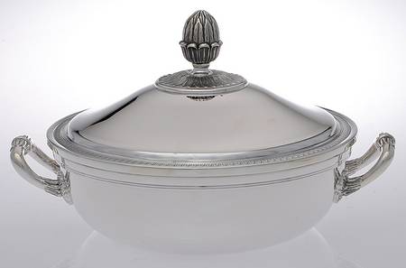 Malmaison-Beauharnais (Silverplate, Hollowware) Round Covered Vegetable Bowl