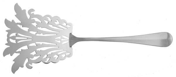 Queen Anne (Stainless, Satin) Asparagus Serving Fork Solid Stainless HC