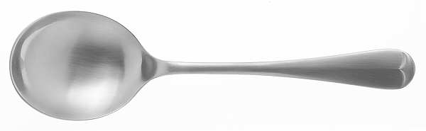 Queen Anne (Stainless, Satin) Round Bowl Soup Spoon (Cream Soup)