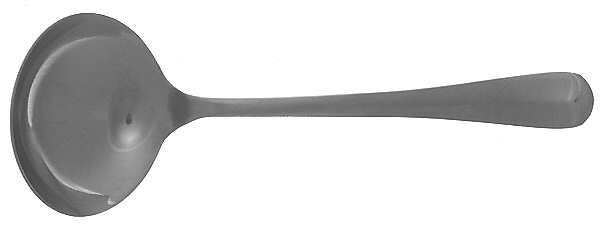 Queen Anne (Stainless, Satin) Solid Gravy Ladle