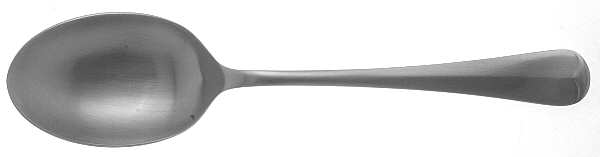 Queen Anne (Stainless, Satin) Vegetable Serving Spoon (Solid)