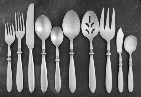 Townhouse (Stainless, Satin) 45 Piece Starter Set