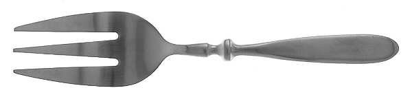 Townhouse (Stainless, Satin) Medium Solid Cold Meat Serving Fork