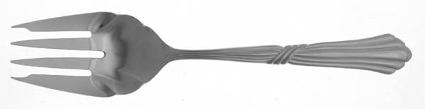CLF35 (Stainless) Medium Solid Cold Meat Serving Fork