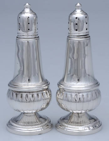 Sterling Hollowware Weighted Salt and Pepper Set