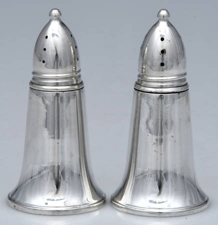 Sterling Hollowware Weighted Salt and Pepper Set
