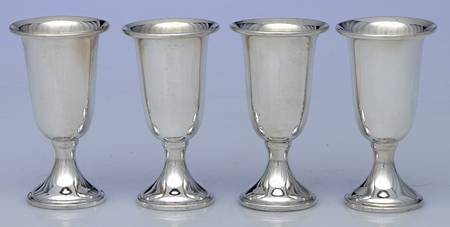 Sterling Hollowware Weighted Cordial - Set of 4