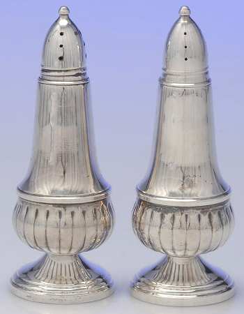 Sterling Hollowware Weighted Salt and Pepper Set