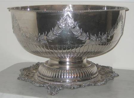 Silverplate Hollowware Punch Bowl by Cheltenham & Co Ltd
