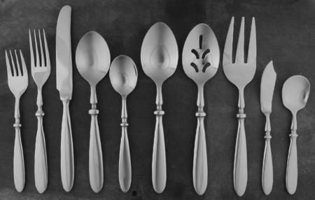 Townhouse (Stainless, Glossy) 45 Piece Starter Set