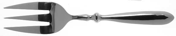 Townhouse (Stainless, Glossy) Medium Solid Cold Meat Serving Fork
