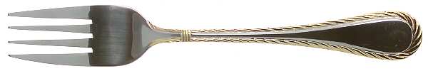 Carlyle (Stainless, Gold Accent) Individual Salad Fork