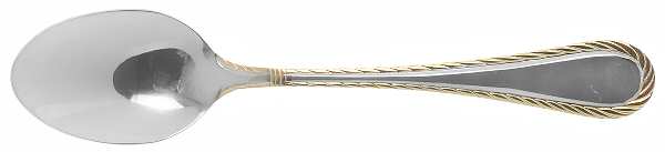 Carlyle (Stainless, Gold Accent) Place/Oval Soup Spoon