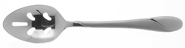 Swirl Sand (Stainless) Pierced Tablespoon (Serving Spoon)