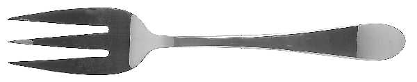 Sienna (Stainless) Medium Solid Cold Meat Serving Fork