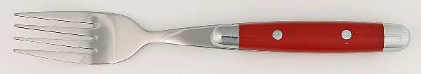 Jubilee-Red (Stainless, Plastic) Fork