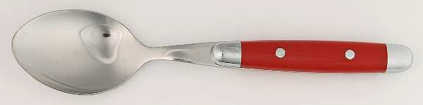 Jubilee-Red (Stainless, Plastic) Place/Oval Soup Spoon